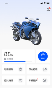 APP especialmente personalizada para moto